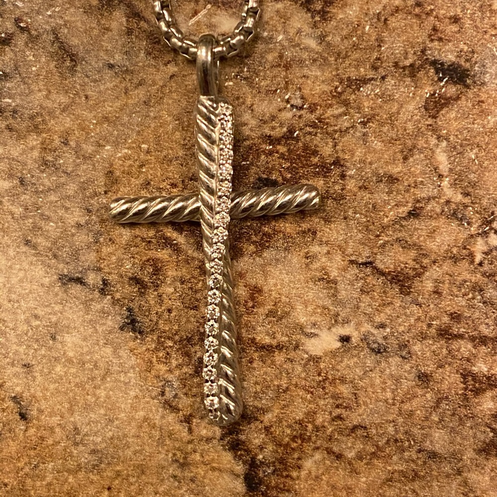 David Yurman Cross necklace